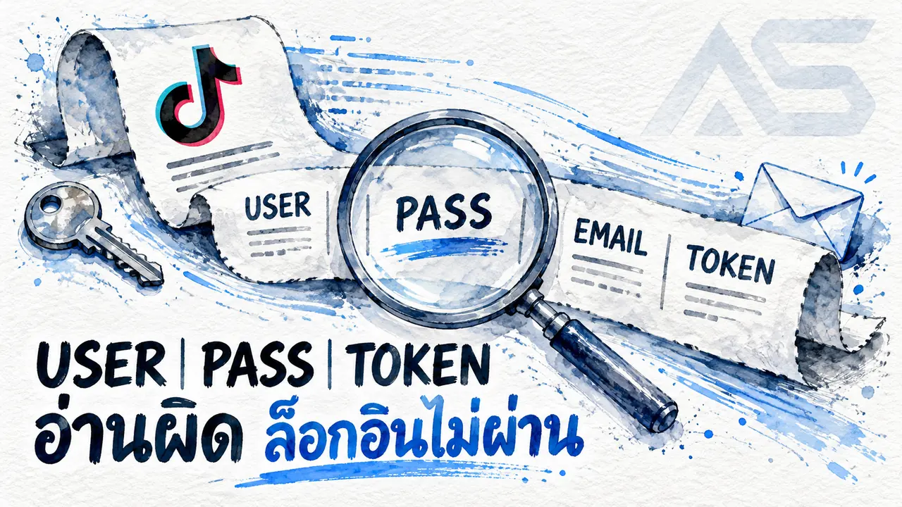 USER PASS 2FA TOKEN คืออะไร? อ่านรูปแบบข้อมูลก่อนซื้อบัญชี
