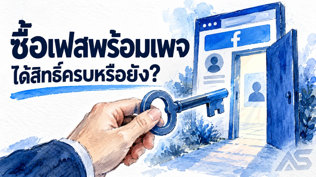 ซื้อเฟสพร้อมเพจ ต้องเช็กอะไร? แยกบัญชี เพจ และสิทธิ์ก่อนจ่าย