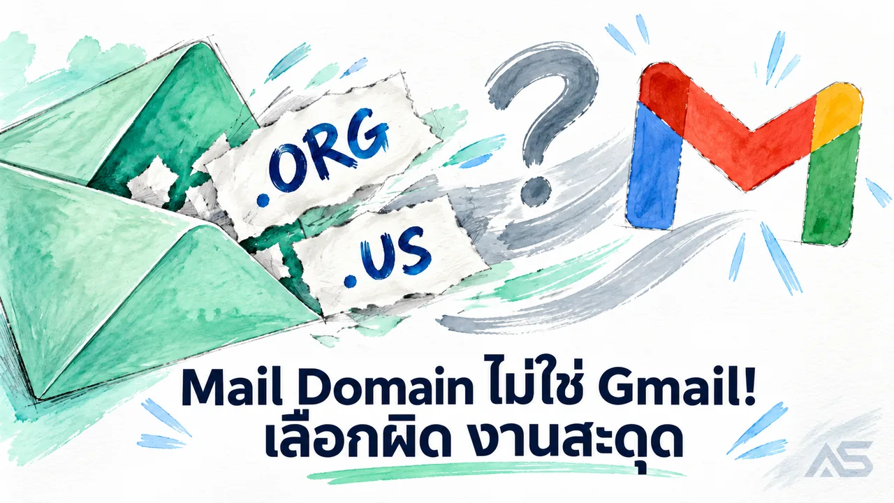Mail Domain กับ Gmail ต่างกันอย่างไร? เลือกเมลให้ตรงงานก่อนซื้อ